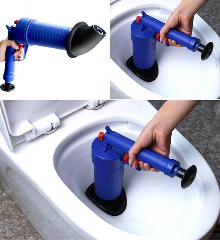 PowerPlunge - Pistol-Grip Manual Toilet Plunger