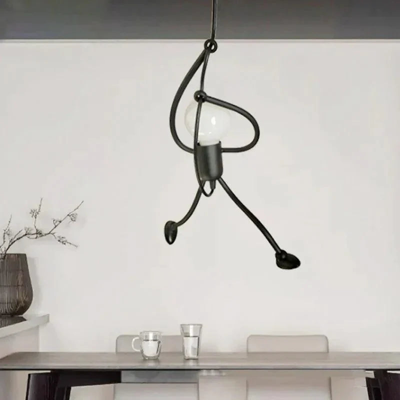 LumiBuddy – Playful Pendant Light with Charming Human Figure