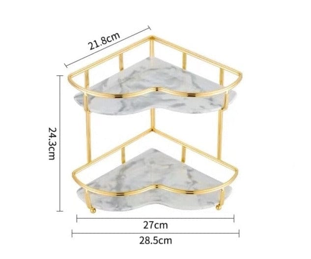 CornerElegance Space-Saving Corner Shelf Organizer