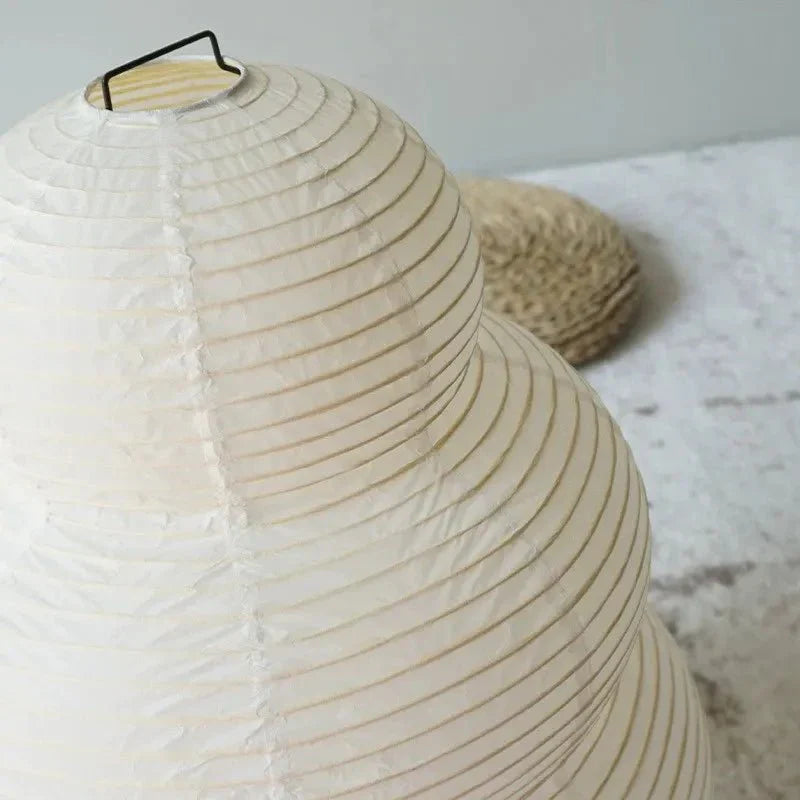 WabiLume Artistic Rice Paper Floor Lamp – Adjustable Wabi-Sabi Style Lighting for Modern Interiors