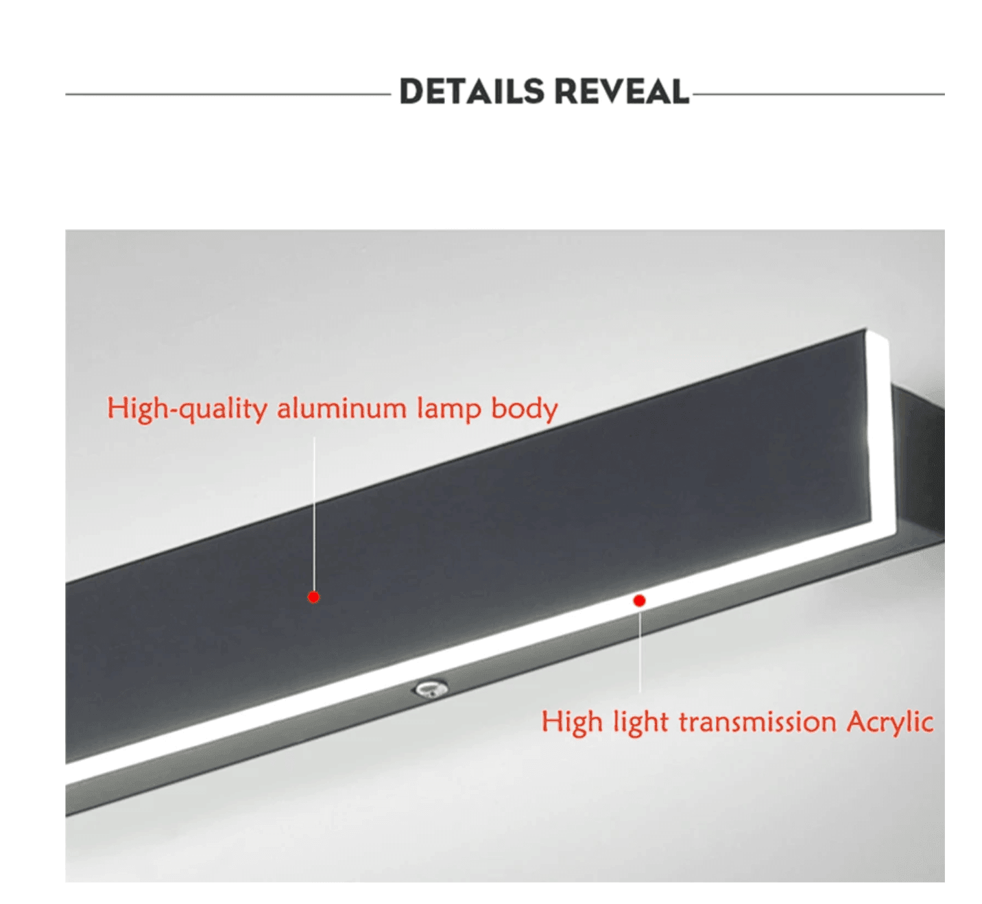 LumiGlow Modern LED Wall Light