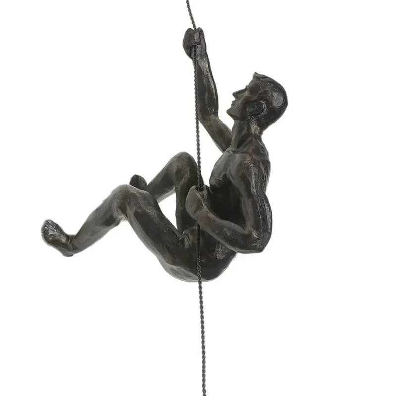 Elevate Climbing Man Wall Decor Set – Modern 3D Art for Unique Interiors