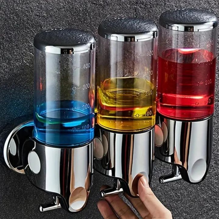 Luxora - Elegant Wall-Mounted Soap and Lotion Dispenser