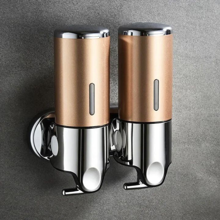 Luxora - Elegant Wall-Mounted Soap and Lotion Dispenser