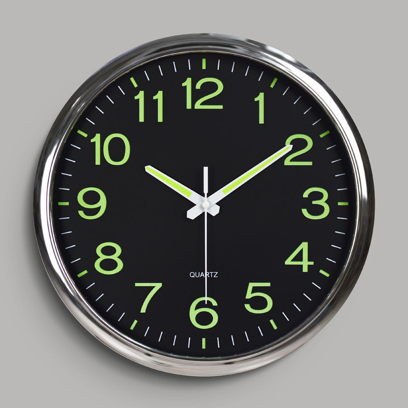 GlowDark - Stylish Wall clock Design with LED Lights in Multiple Frame Colors
