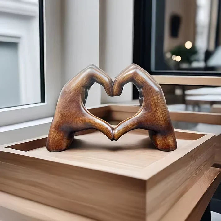 HeartGlow Handcrafted Love Symbol – Decorative Heart Sculpture for Home and Gifting