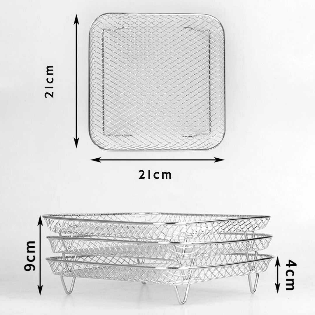 AirCrisp Stackable Baskets – Space-Saving Air Fryer Accessories