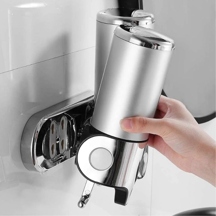 Luxora - Elegant Wall-Mounted Soap and Lotion Dispenser