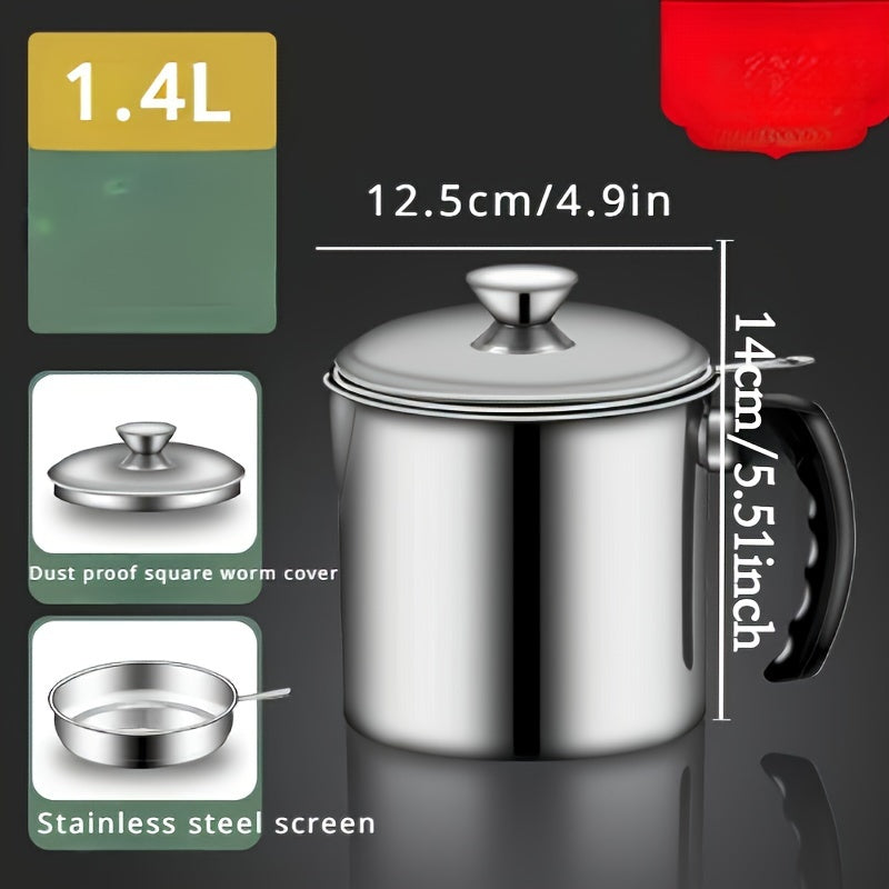 PureOil - Stainless Steel Oil Storage Container