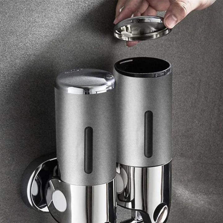 Luxora - Elegant Wall-Mounted Soap and Lotion Dispenser