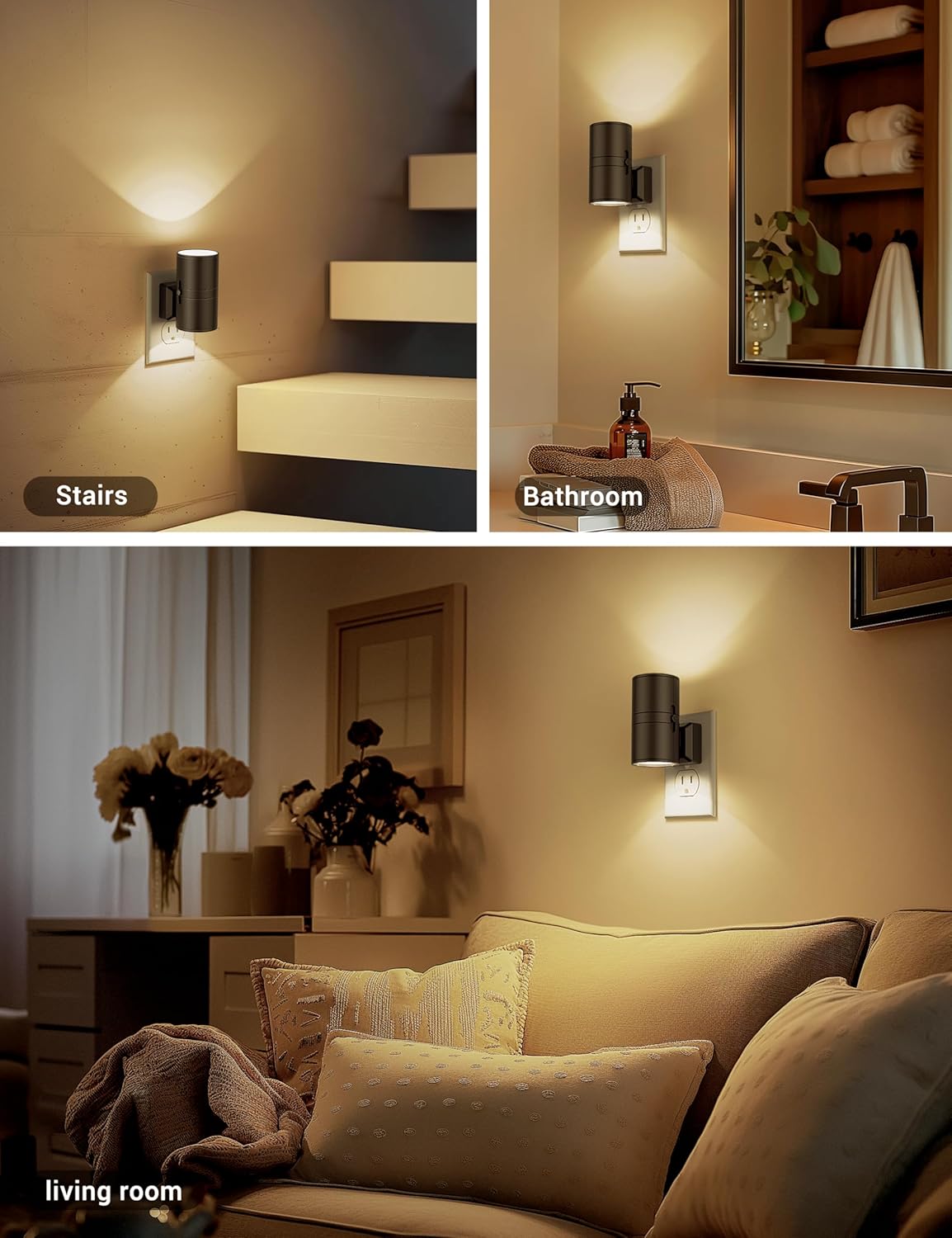 LumiGlow- Plug-in LED  Smart Ambient Lighting with Adjustable Brightness