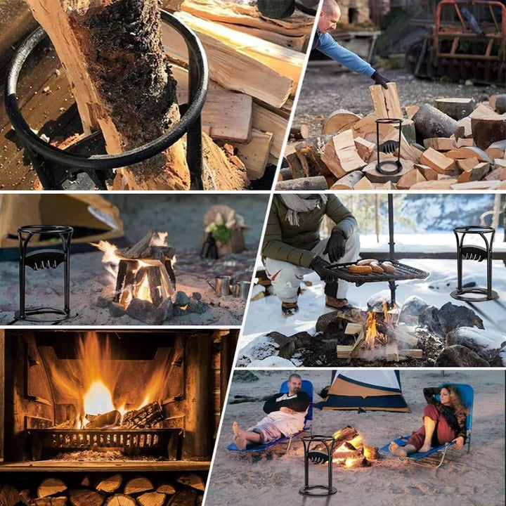 LogSplit Pro Heavy-Duty Firewood Splitter – Efficient Manual Tool for Safe and Easy Wood Splitting