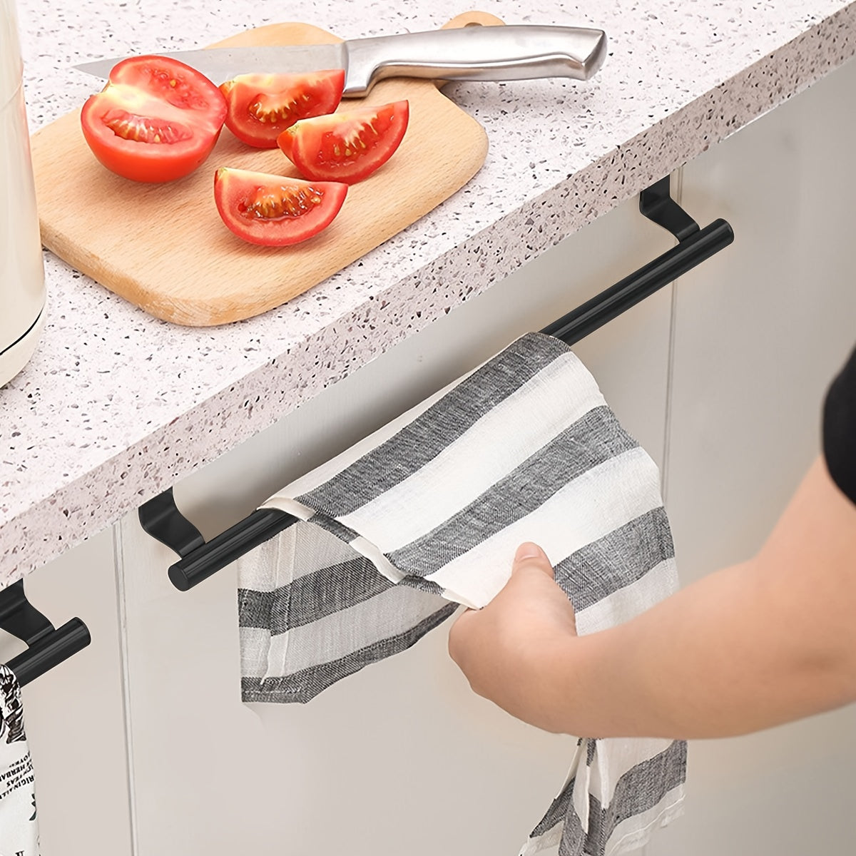 Raxel Over-the-Door Towel Holder – Space-Saving Stainless Steel Rack