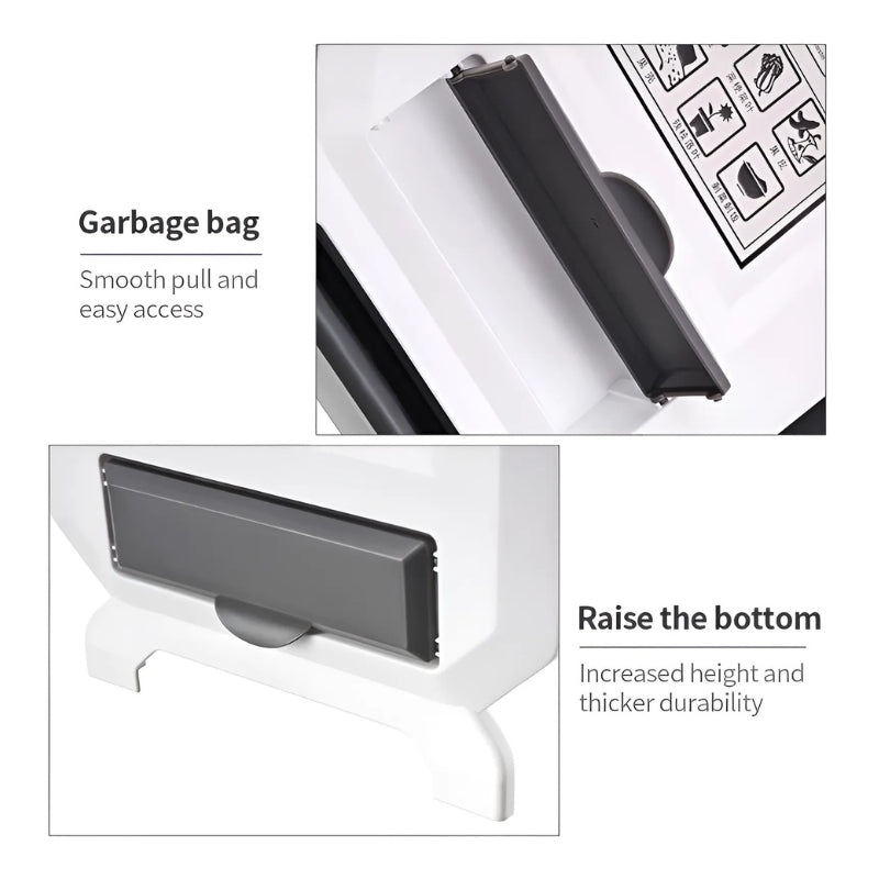 FlexBin Foldable Hanging Trash Can – Space-Saving & Portable Waste Solution