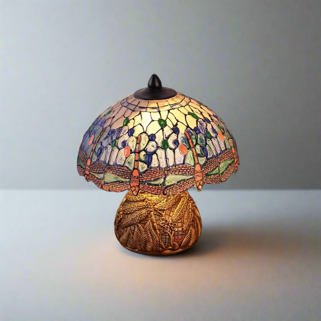 DracoGlow - Artistic Dragonfly Table Lamp