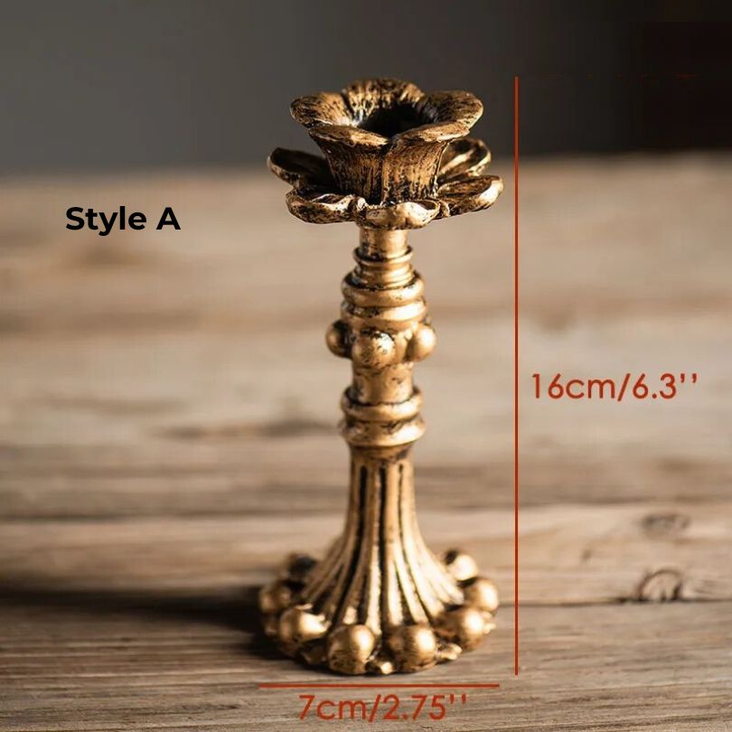 RustiqueLuxe Handmade Wooden Candle Holder
