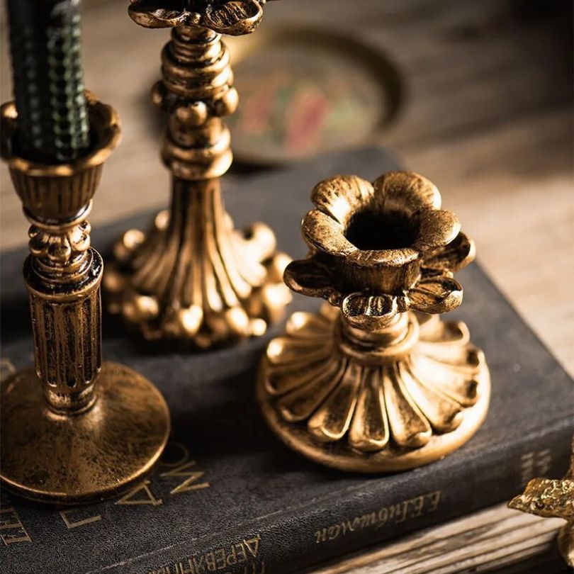 RustiqueLuxe Handmade Wooden Candle Holder