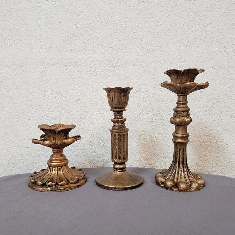 RustiqueLuxe Handmade Wooden Candle Holder