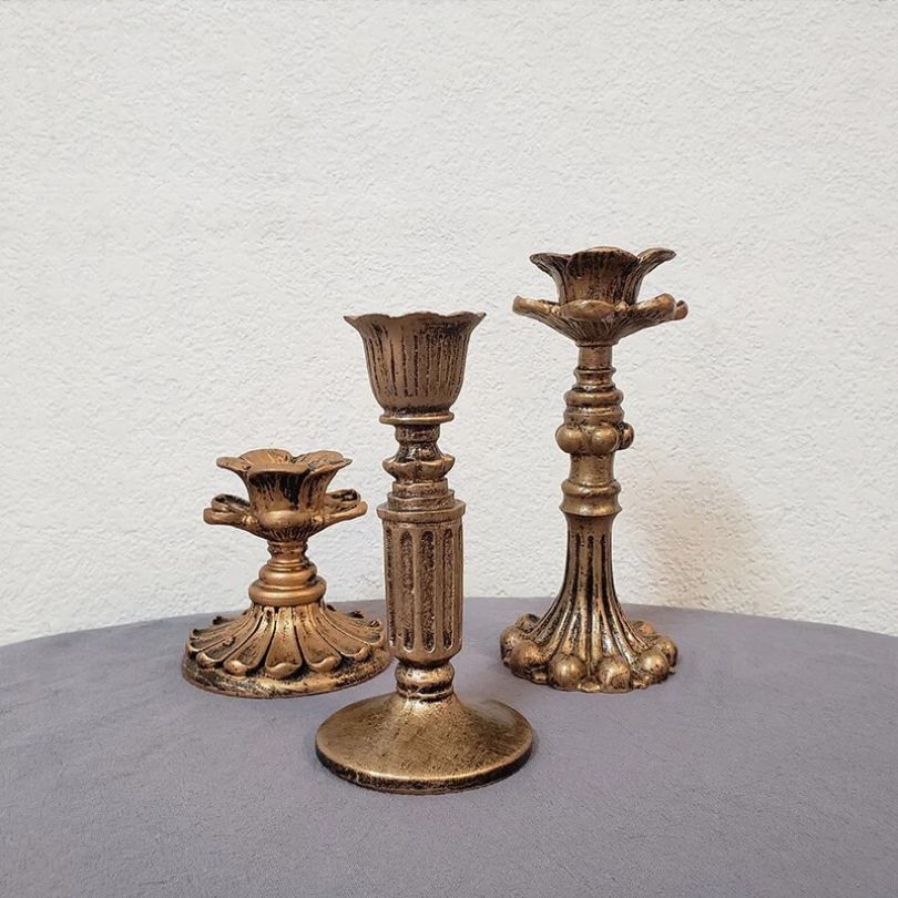 RustiqueLuxe Handmade Wooden Candle Holder