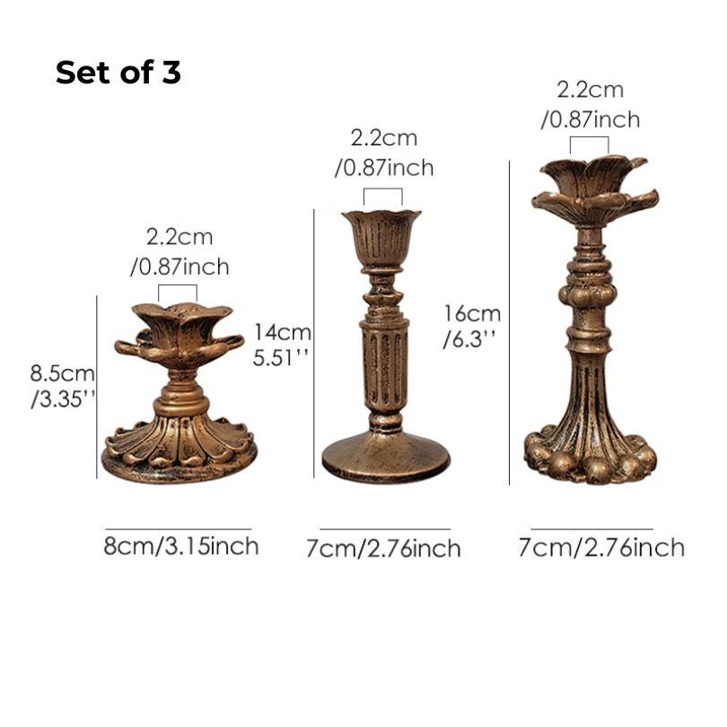 RustiqueLuxe Handmade Wooden Candle Holder