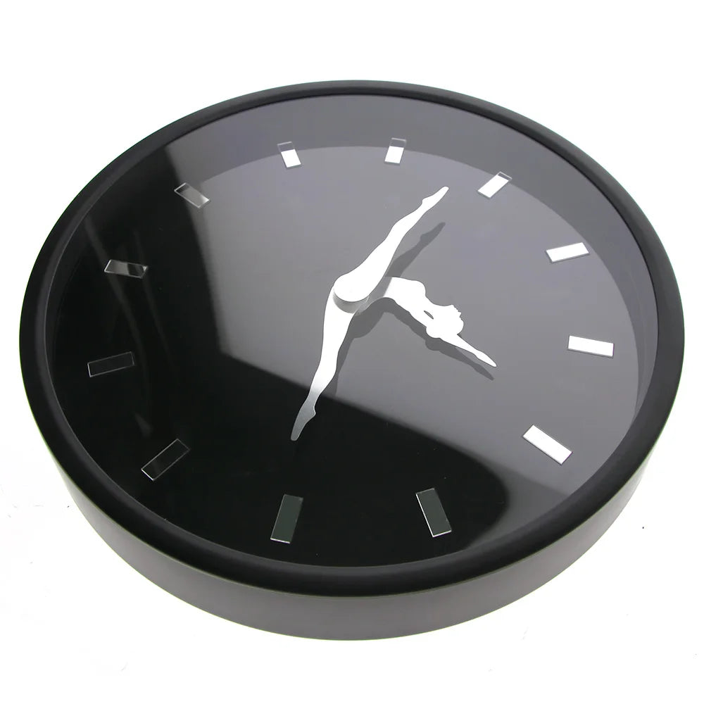 TimeFlies - Artistic Dynamic Gymnast Wall Clock