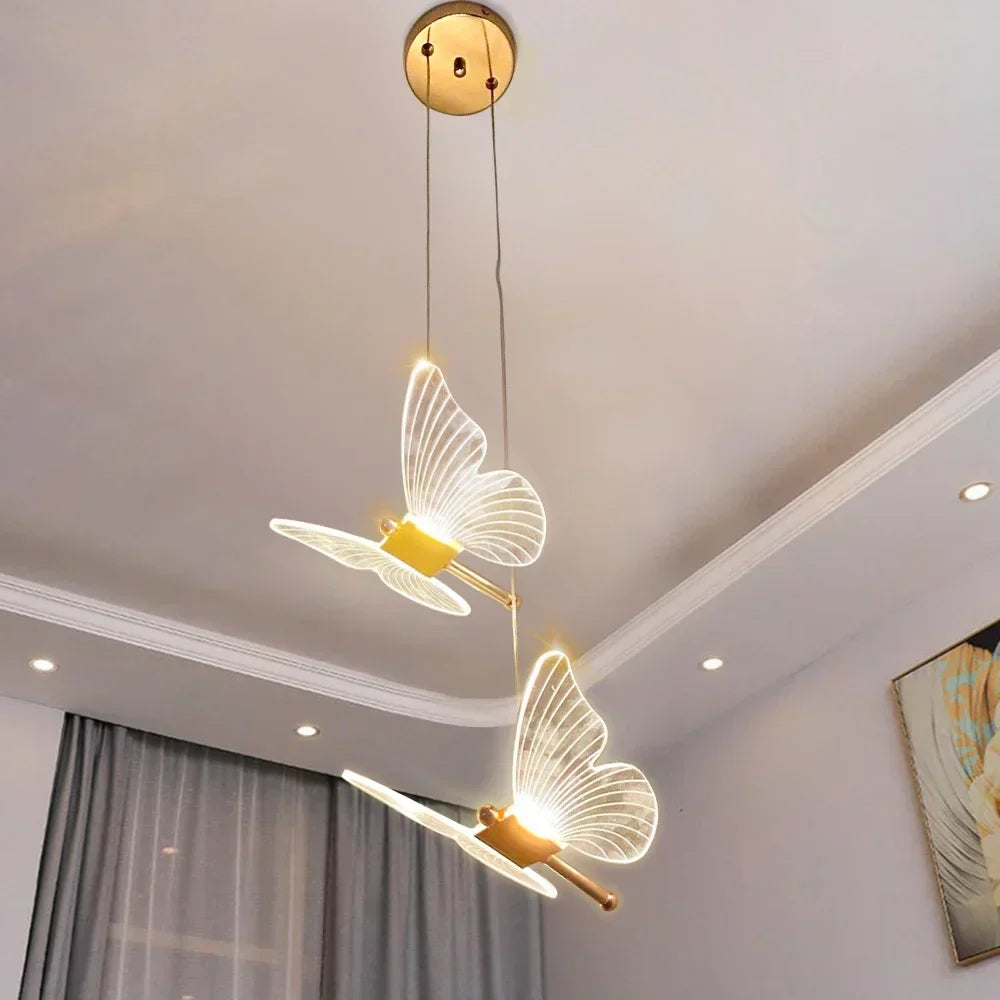 LumiFly - Elegant Butterfly LED Pendant Lights