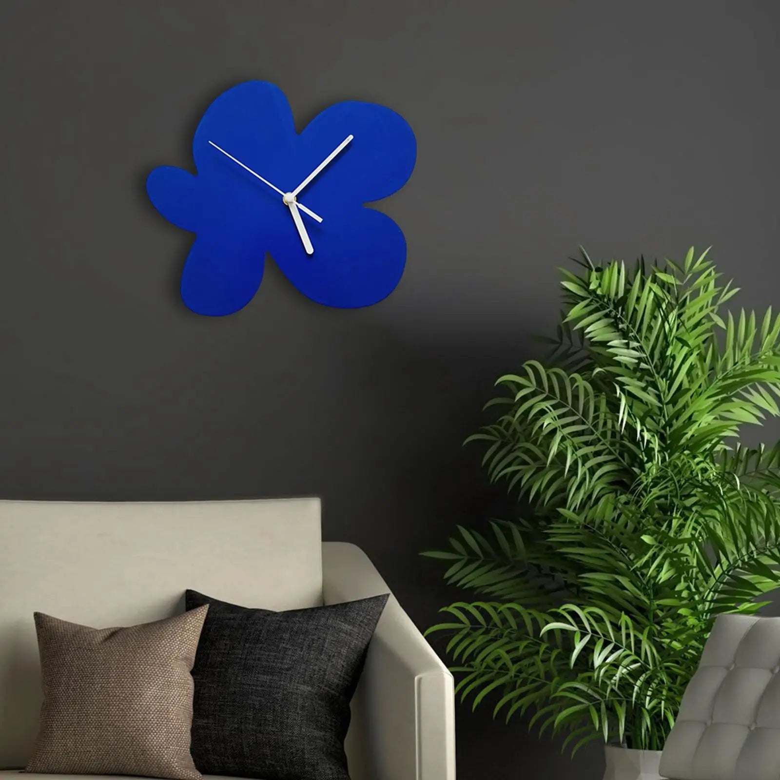 BloomingTime - Whimsical Floral Wall Clock
