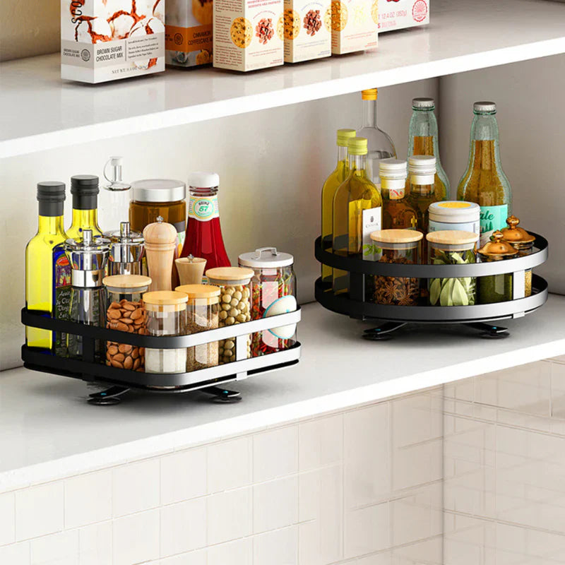 Ultimate 360° Rotating Organizer | Space-Saving Storage