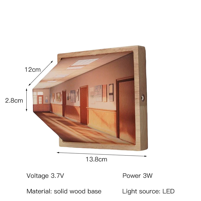 IlluDepth - 3D Hallway Illusion Wall Light