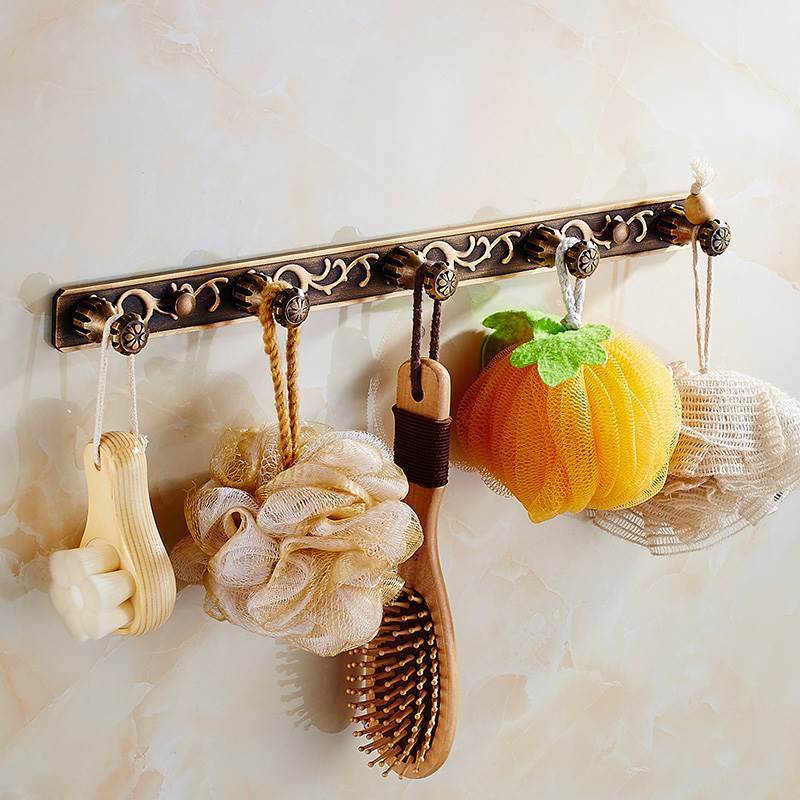 RoyalCharm - Antique Brass Bathroom Accessory Set