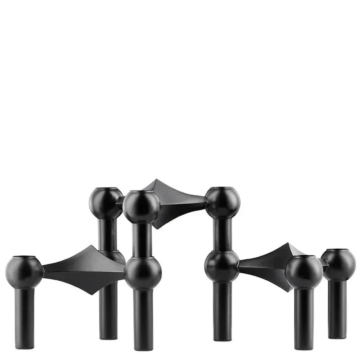 LumiCore Sculptural Candle Holder – Modern Geometric Candle Stand for Elegant Interiors