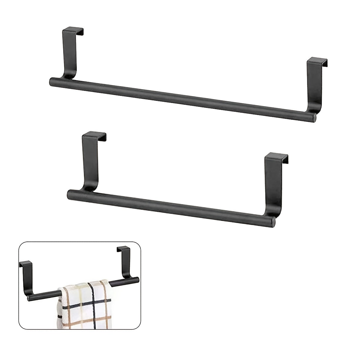 Raxel Over-the-Door Towel Holder – Space-Saving Stainless Steel Rack