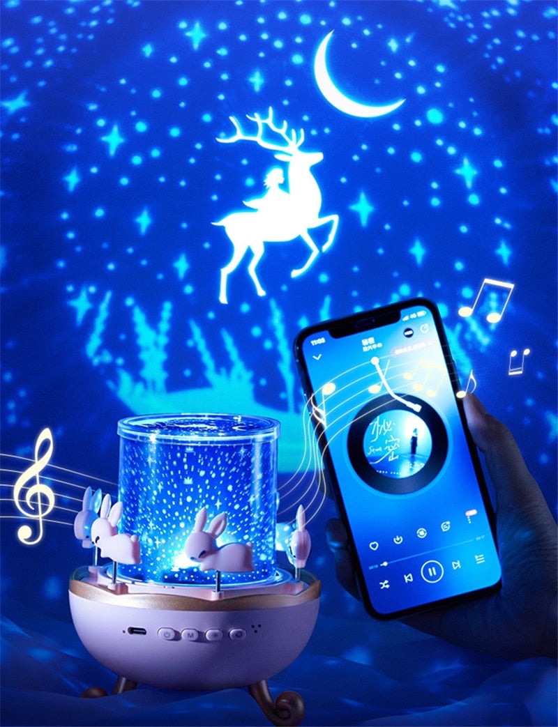 DreamWhirl - Night Light Projector with Rotating Scenes