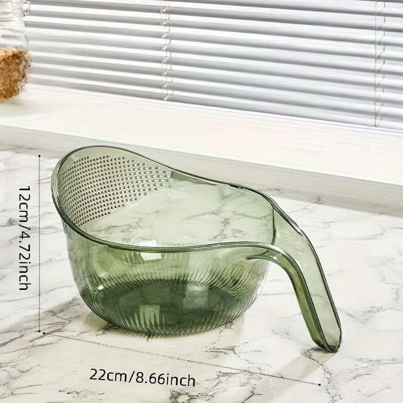 MultiDrain Rice Washing Bowl – Multifunctional Strainer & Drain Basket