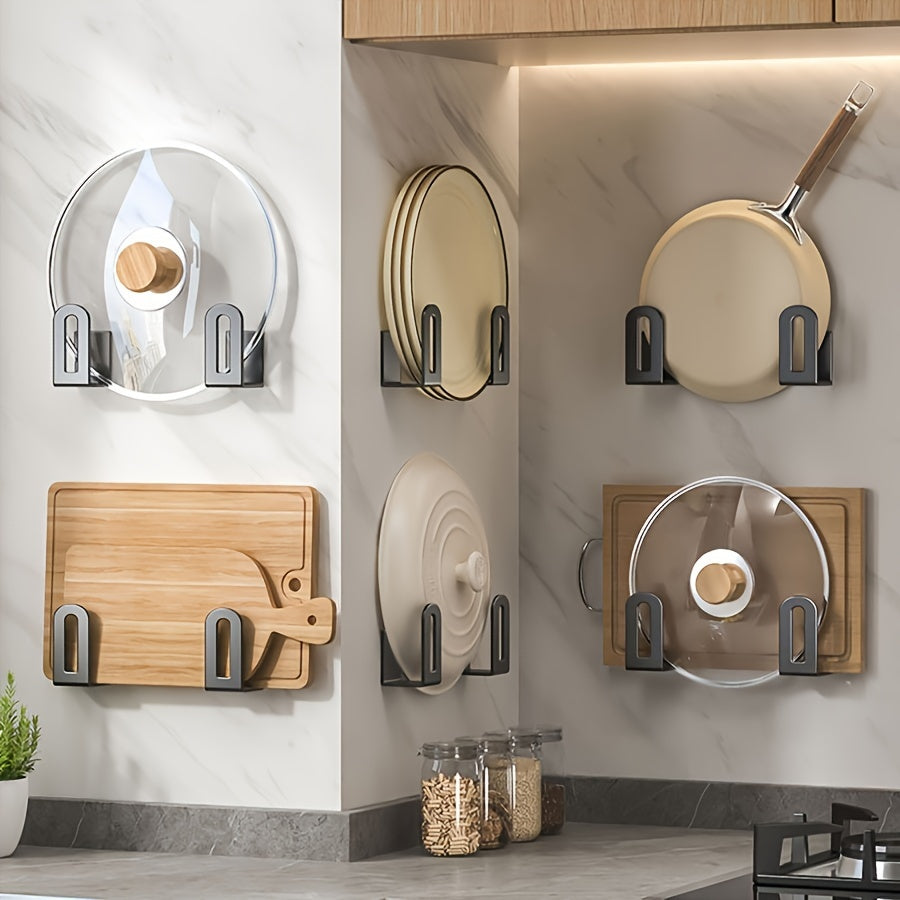 Hagen Stainless Steel Kitchen Hook Rack – Wall-Mounted & Multifunctional Storage