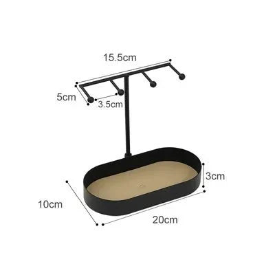 EleganceTray – Stylish decorative trays with vertical stand and hooks