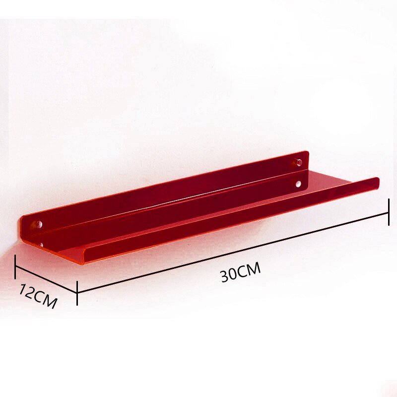 AcryLuxe - Sleek and Versatile Storage Floating Shelves