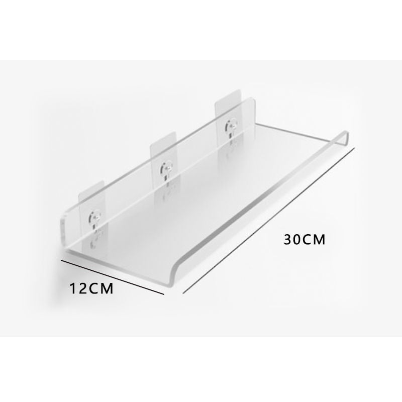 AcryLuxe - Sleek and Versatile Storage Floating Shelves