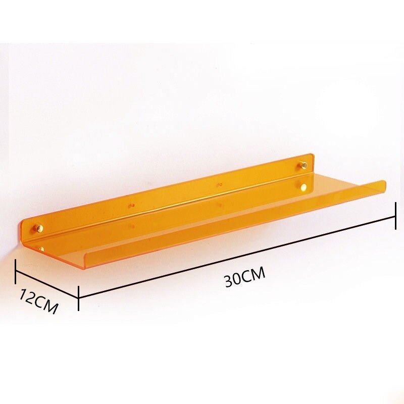 AcryLuxe - Sleek and Versatile Storage Floating Shelves