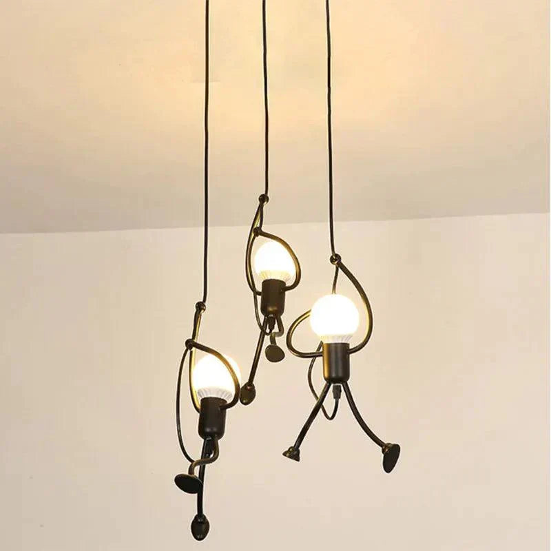 LumiBuddy – Playful Pendant Light with Charming Human Figure