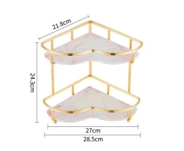 CornerElegance Space-Saving Corner Shelf Organizer