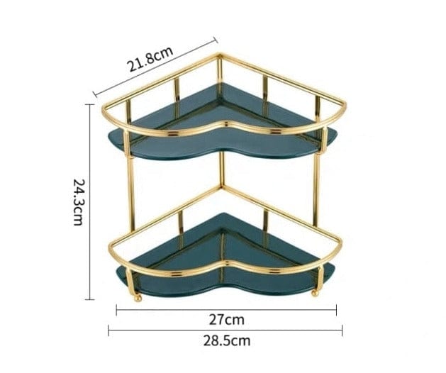 CornerElegance Space-Saving Corner Shelf Organizer